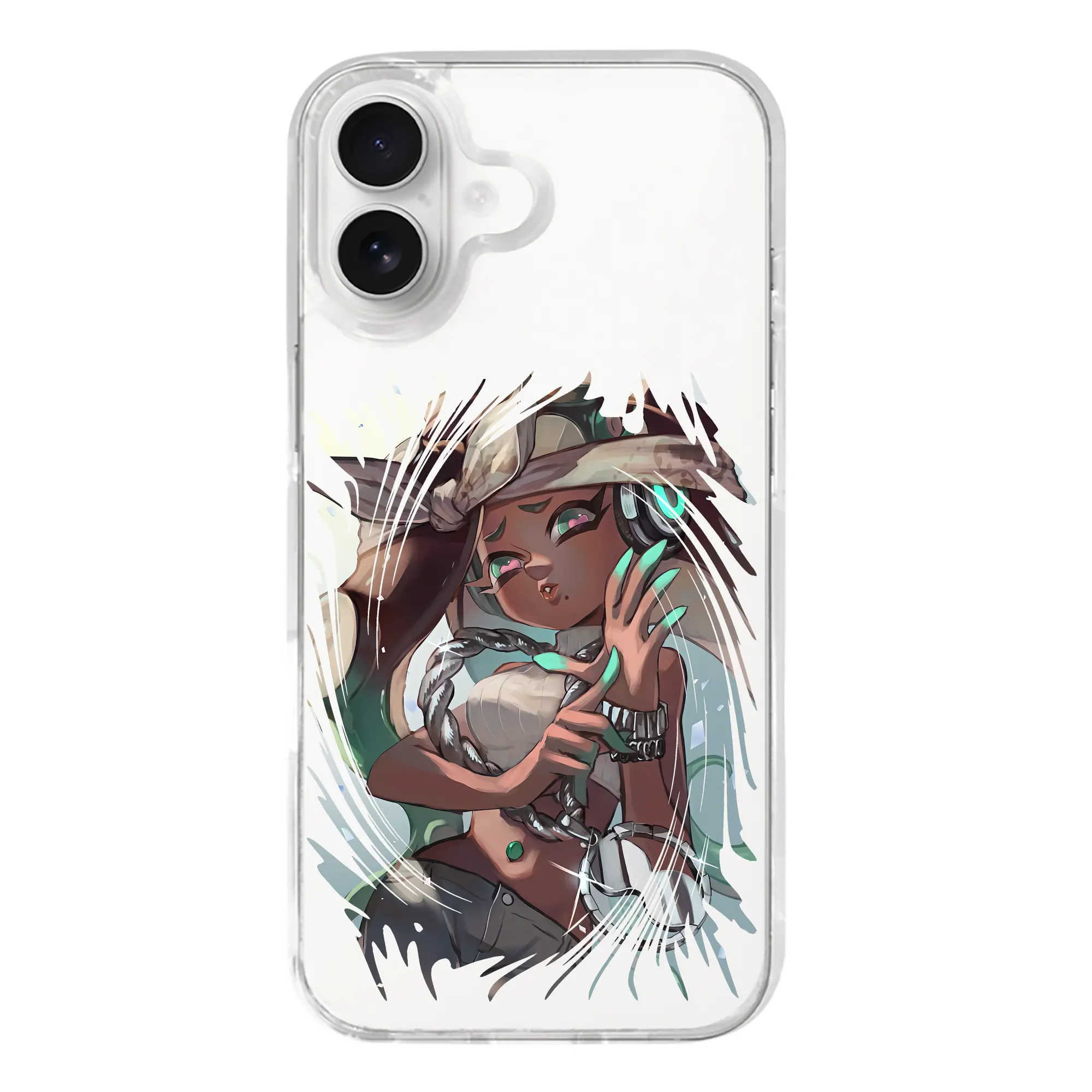 スプラトゥーン グッズ,イイダ - iPhone 17シリーズ 透明スマホケース – 薄型・耐衝撃・精密フィット保護カバー